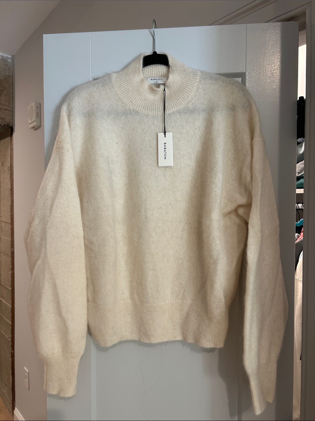 Aritzia Ivory Turtleneck Sweater